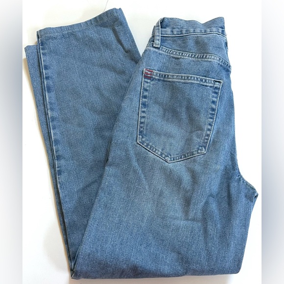 BDG Urban Outfitters High Rise Baggy Straight Leg Blue Jeans Women's Size 25 - Picture 6 of 10
